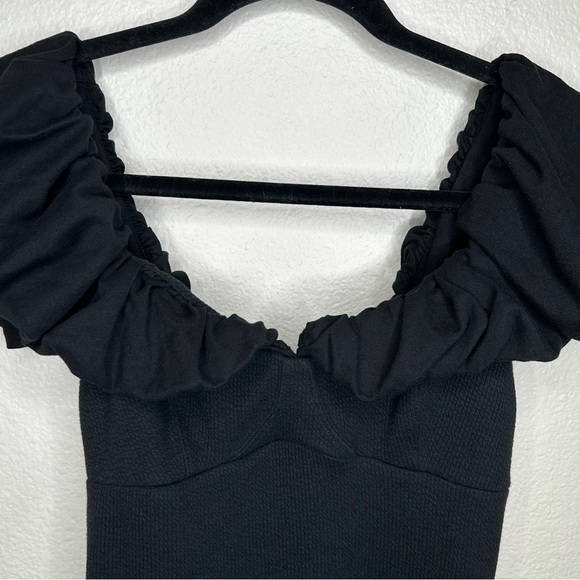 Free People Beach Talia Mini Dress black extra small - Picture 3 of 12